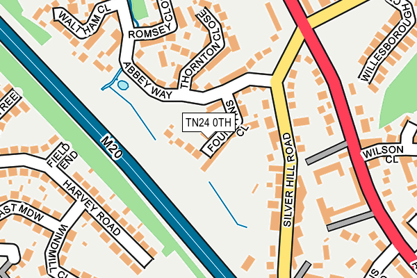 TN24 0TH map - OS OpenMap – Local (Ordnance Survey)