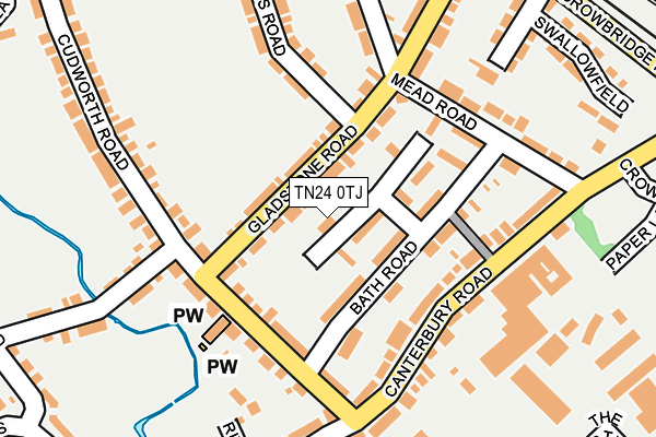 TN24 0TJ map - OS OpenMap – Local (Ordnance Survey)