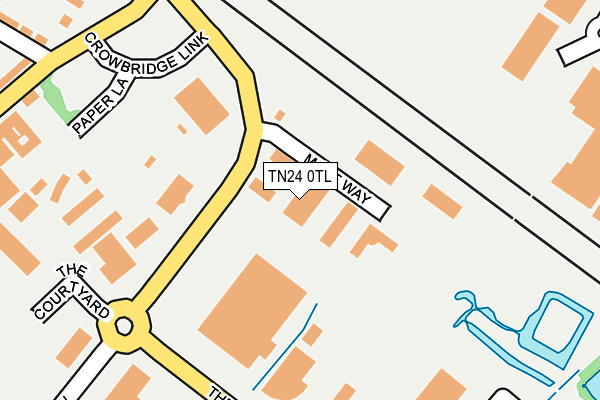 TN24 0TL map - OS OpenMap – Local (Ordnance Survey)