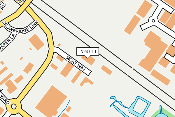TN24 0TT map - OS OpenMap – Local (Ordnance Survey)