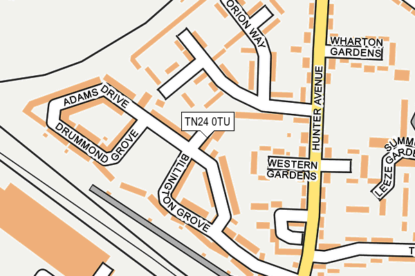 TN24 0TU map - OS OpenMap – Local (Ordnance Survey)
