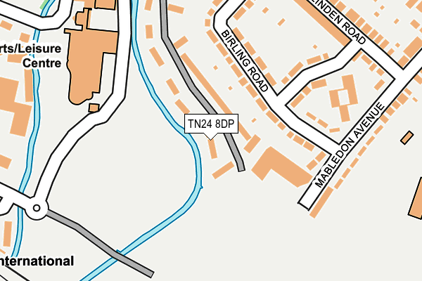 TN24 8DP map - OS OpenMap – Local (Ordnance Survey)