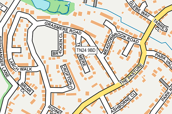 TN24 9BD map - OS OpenMap – Local (Ordnance Survey)