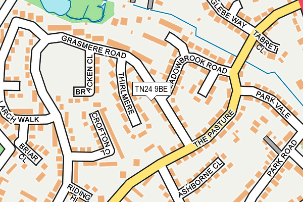 TN24 9BE map - OS OpenMap – Local (Ordnance Survey)