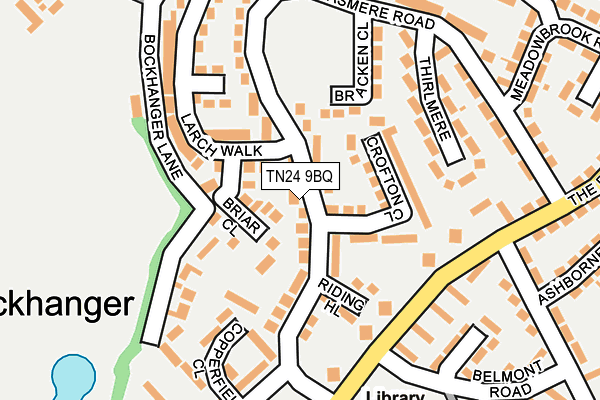 TN24 9BQ map - OS OpenMap – Local (Ordnance Survey)