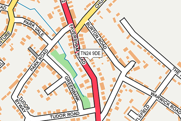 TN24 9DE map - OS OpenMap – Local (Ordnance Survey)