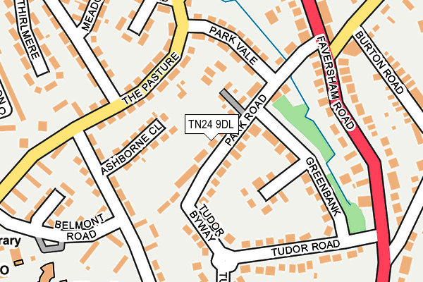 TN24 9DL map - OS OpenMap – Local (Ordnance Survey)