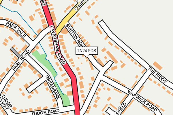TN24 9DS map - OS OpenMap – Local (Ordnance Survey)
