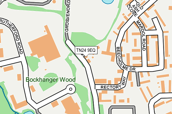 TN24 9EQ map - OS OpenMap – Local (Ordnance Survey)