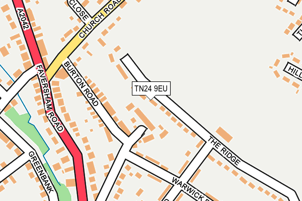 TN24 9EU map - OS OpenMap – Local (Ordnance Survey)