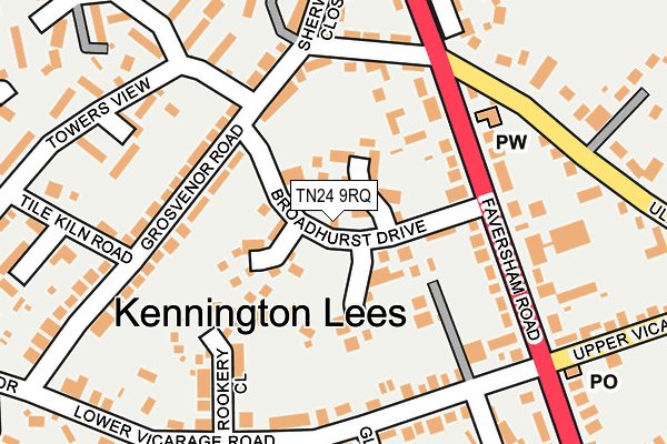 Map of PINKEN LIMITED at local scale