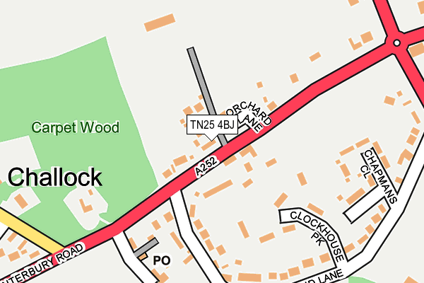 Map of WATLING STREET FREEHOLD LIMITED at local scale