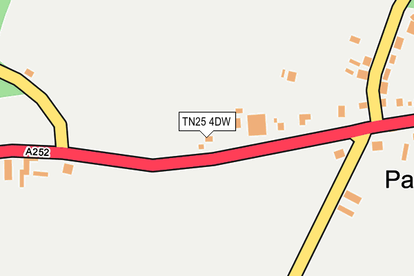 TN25 4DW map - OS OpenMap – Local (Ordnance Survey)