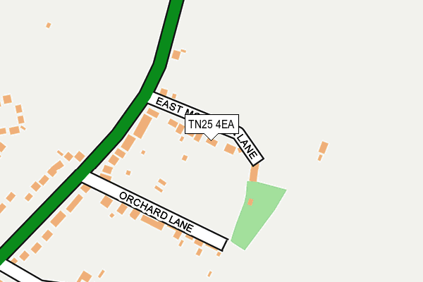 TN25 4EA map - OS OpenMap – Local (Ordnance Survey)