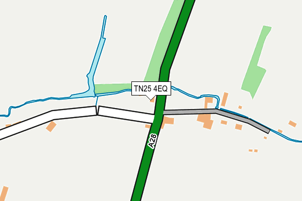 TN25 4EQ map - OS OpenMap – Local (Ordnance Survey)