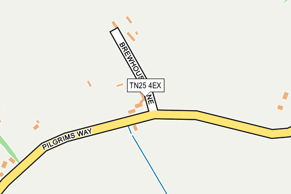 TN25 4EX map - OS OpenMap – Local (Ordnance Survey)
