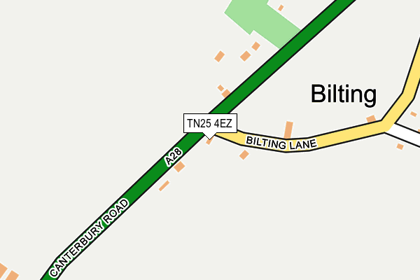TN25 4EZ map - OS OpenMap – Local (Ordnance Survey)