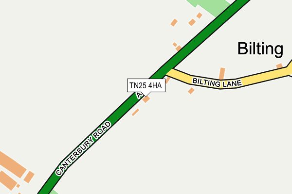 TN25 4HA map - OS OpenMap – Local (Ordnance Survey)