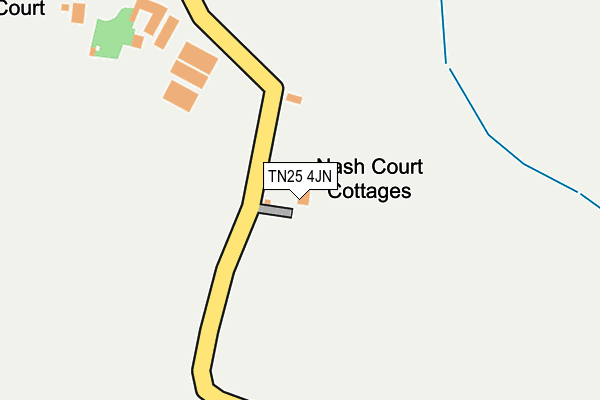 TN25 4JN map - OS OpenMap – Local (Ordnance Survey)