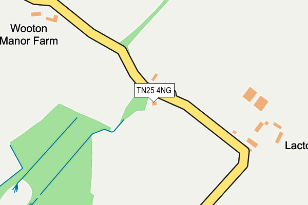 TN25 4NG map - OS OpenMap – Local (Ordnance Survey)