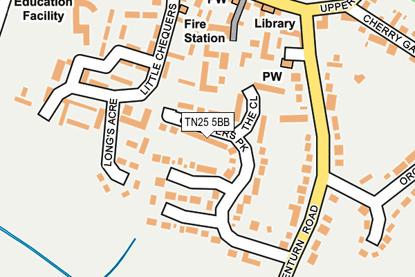 Map of TK HONG LIMITED at local scale