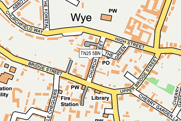 Map of WYE COFFEE SHOP LIMITED at local scale