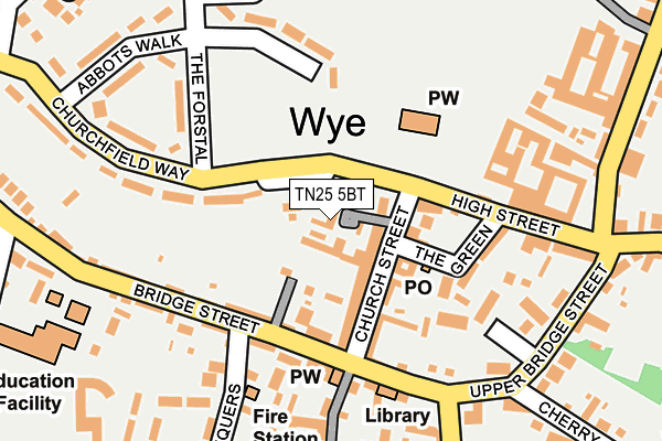 TN25 5BT map - OS OpenMap – Local (Ordnance Survey)