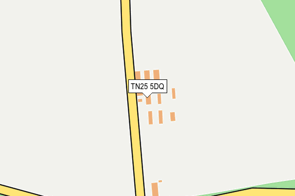 TN25 5DQ map - OS OpenMap – Local (Ordnance Survey)