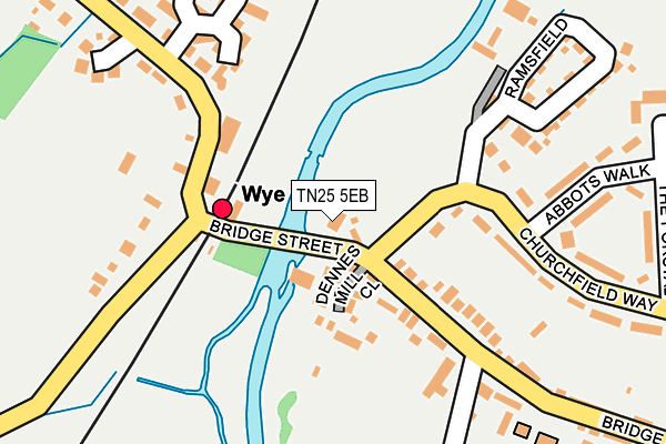 TN25 5EB map - OS OpenMap – Local (Ordnance Survey)