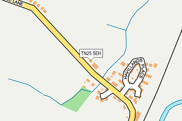 TN25 5EH map - OS OpenMap – Local (Ordnance Survey)