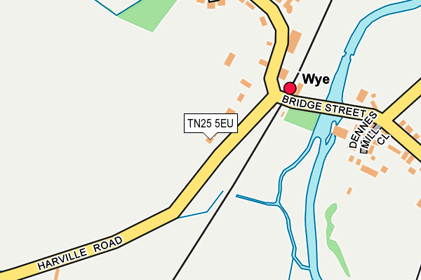 TN25 5EU map - OS OpenMap – Local (Ordnance Survey)