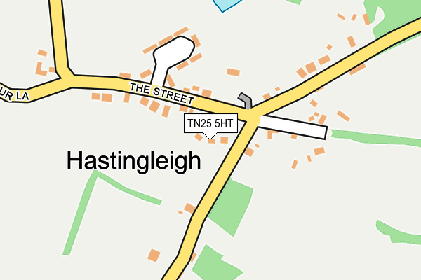 TN25 5HT map - OS OpenMap – Local (Ordnance Survey)