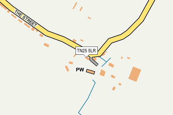 TN25 5LR map - OS OpenMap – Local (Ordnance Survey)