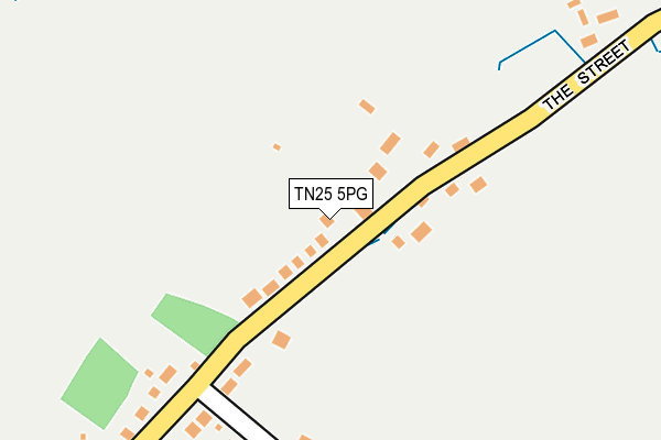 TN25 5PG map - OS OpenMap – Local (Ordnance Survey)