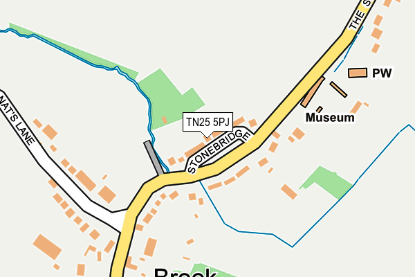 TN25 5PJ map - OS OpenMap – Local (Ordnance Survey)