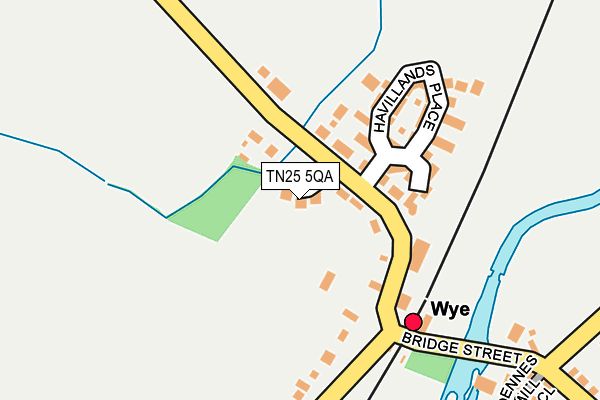 TN25 5QA map - OS OpenMap – Local (Ordnance Survey)