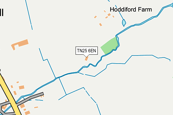 TN25 6EN map - OS OpenMap – Local (Ordnance Survey)