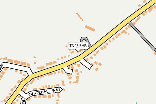 TN25 6HB map - OS OpenMap – Local (Ordnance Survey)