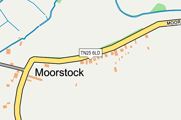 TN25 6LD map - OS OpenMap – Local (Ordnance Survey)