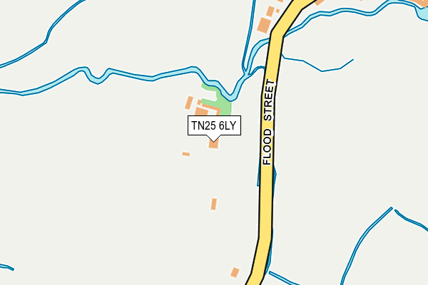 TN25 6LY map - OS OpenMap – Local (Ordnance Survey)