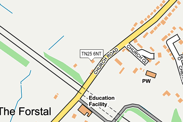 TN25 6NT map - OS OpenMap – Local (Ordnance Survey)