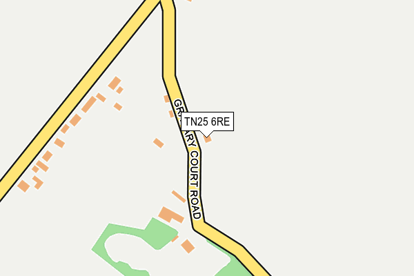 TN25 6RE map - OS OpenMap – Local (Ordnance Survey)