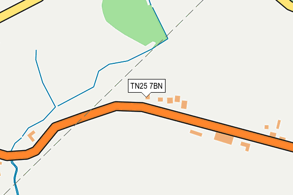 TN25 7BN map - OS OpenMap – Local (Ordnance Survey)