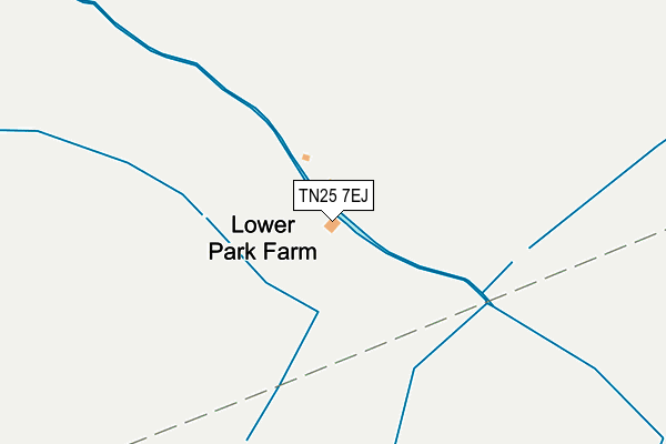 TN25 7EJ map - OS OpenMap – Local (Ordnance Survey)