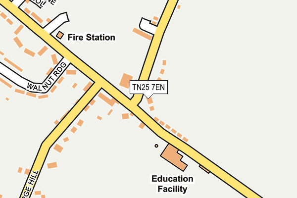 TN25 7EN map - OS OpenMap – Local (Ordnance Survey)