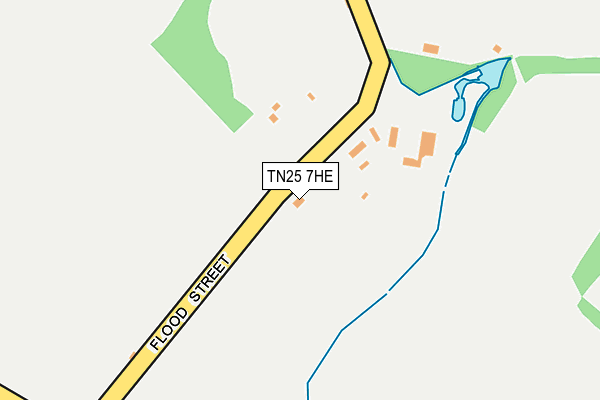 TN25 7HE map - OS OpenMap – Local (Ordnance Survey)