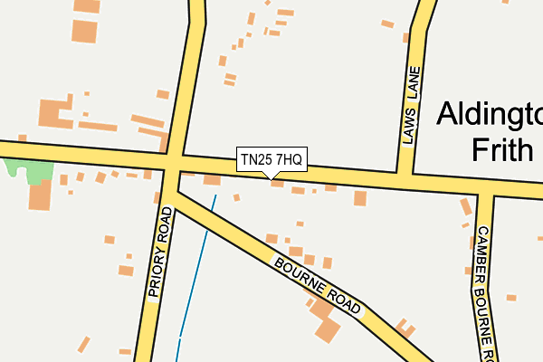 TN25 7HQ map - OS OpenMap – Local (Ordnance Survey)