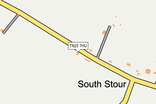 TN25 7HU map - OS OpenMap – Local (Ordnance Survey)