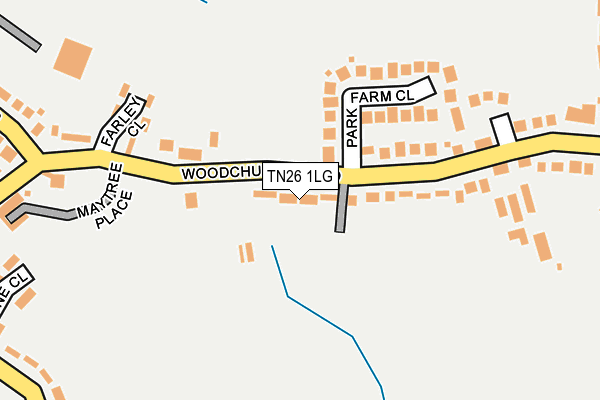 TN26 1LG map - OS OpenMap – Local (Ordnance Survey)