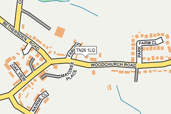 TN26 1LQ map - OS OpenMap – Local (Ordnance Survey)